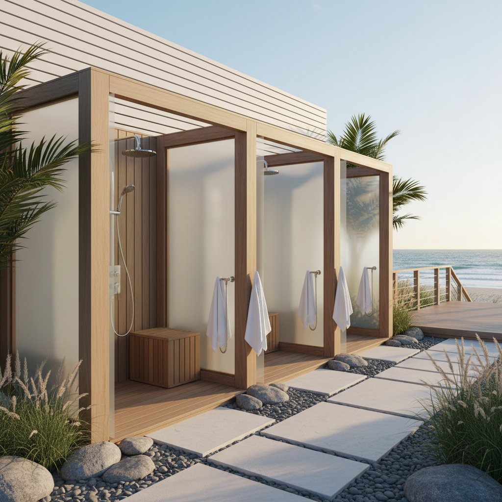 Why Beach Houses Install 3+ Outdoor Showers | sandiegolivin.com | San ...